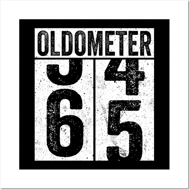 65 Years Old Oldometer Wall Art by Saulene